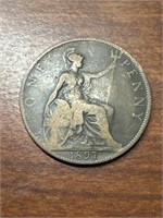 1897 ONE PENNY