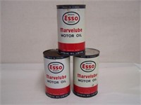 3 IMPERIAL ESSO MARVELUBE IMP. QT. MOTOR OIL