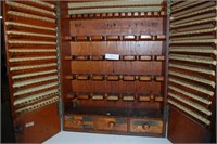 Vintage Drill & Collet Cabinet