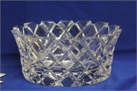 Signed Orrefors Heavy Crystal Bowl