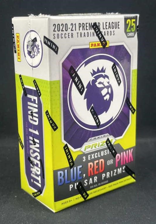 2020-21 Prizm EPL Soccer Cereal Box