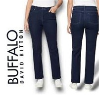 Buffalo Women's 12 High Rise Straight Leg Jean,