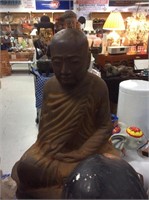 Hollow metal Buddha