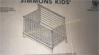 Simmons Slumbertime 4-in-1 Crib, Rustic Gray