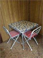 Children's Folding Table & Chairs