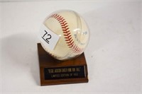 Autographed Ltd Edition Reggie Jackson Baseball