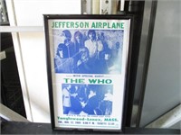 Wall Art - Jefferson Airplane & The Who (15" x 24"