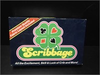 2 Vintage Board Games Scribbage & Tiddley Winks