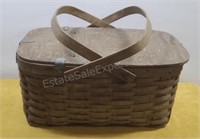 Vintage picnic basket.