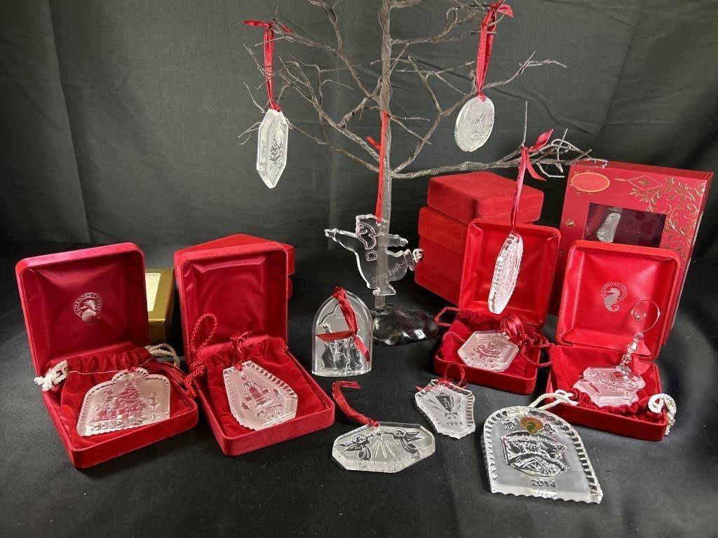 Waterford Crystal "Songs of Christmas"Ornaments