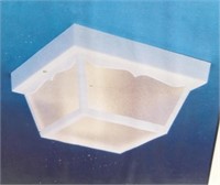 Ceiling light 10-1/4" square white textured lens