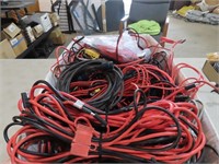 Assorted cable harness lot.