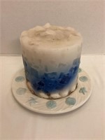 Ocean Themed Candle and Candle Plate