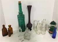 Various different glasses and vases
