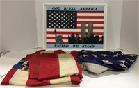 Vintage American flag and more