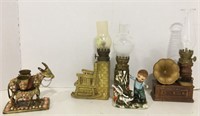 Decorative candle holders / oil lamps