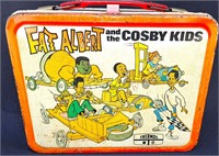 VINTAGE 1973 FAT ALBERT METAL LUNCH BOX BILL COSBY