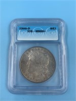 1900 O Morgan silver dollar MS66+ by ICG