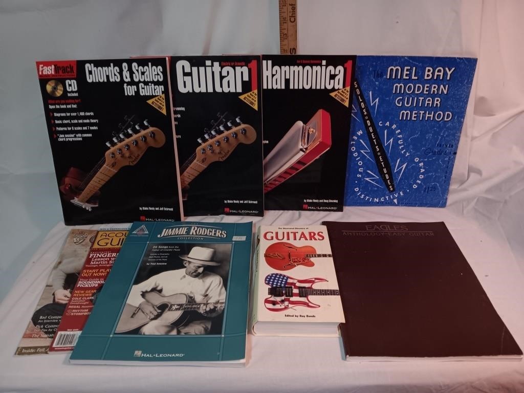 Guitar Instruction Books, Illustrated Directory