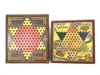 (2) Vintage Chinese Checkers Boards