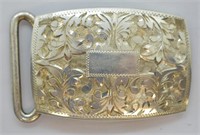 .950 Sterling Silver Belt Buckle