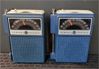 Vtg GE Transister AM/FM Radios-WORK