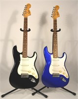 2 Fender Squier Electric Guitars