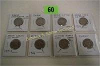 GROUP OF 8 ERROR BUFFALO NICKELS