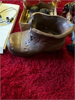 Boot Planter; Men's Ice Skates