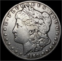 1890-CC Morgan Silver Dollar LIGHTLY CIRCULATED