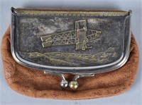 1910-15 YOUNGSTOWN MILK CO, AVIATION COIN PURSE