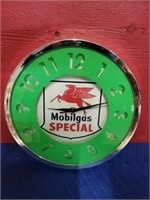Mobilgas Battery Operated Clock