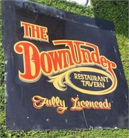 Down Under Restaurant Sign