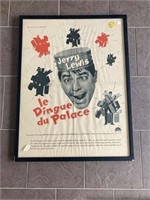 2 Framed Jerry Lewis Posters (24" X 30")