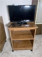 TV and Moveable Shelf