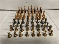 2 Vintage Sets of Chess Pieces