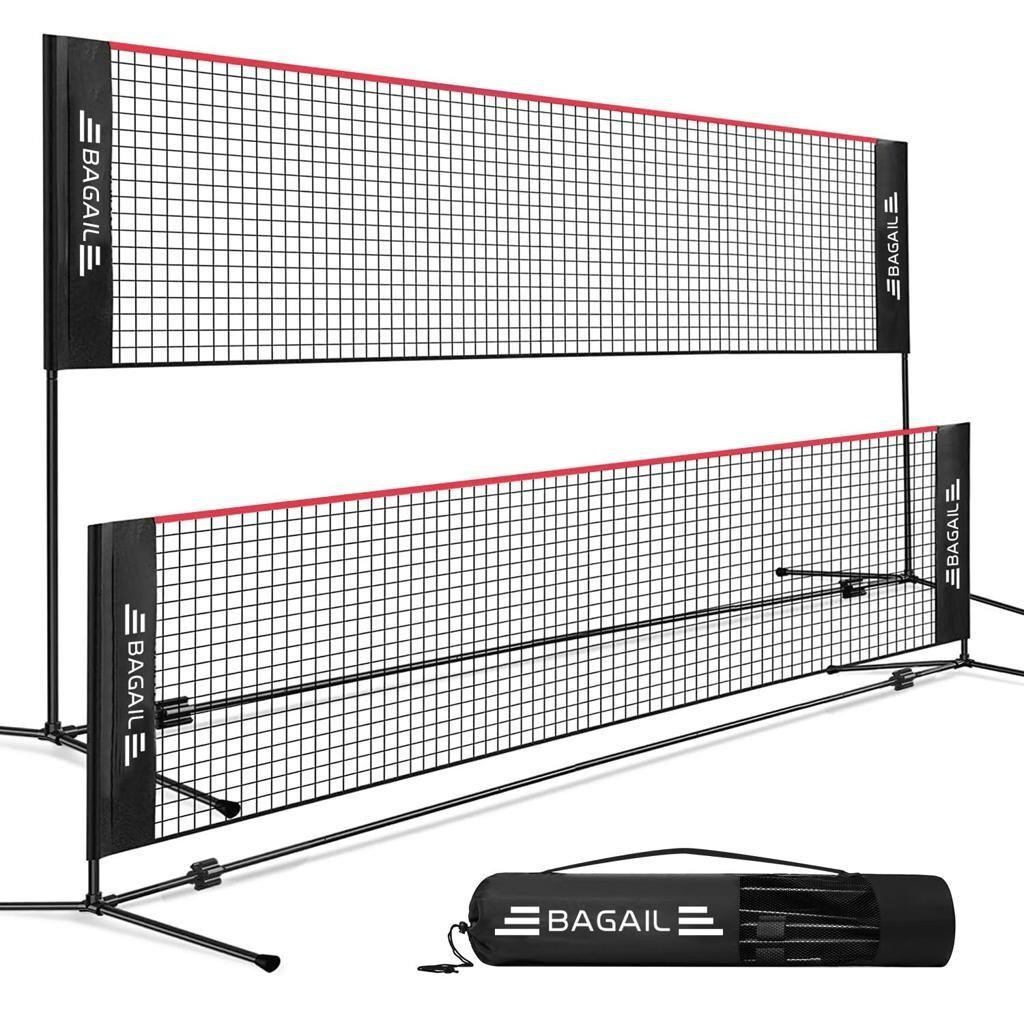 BAGAIL Badminton Net  Height Adjustable Kids