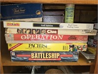 Estate lot of board games as is