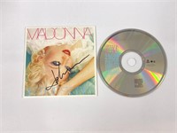 Autograph COA Madonna CD