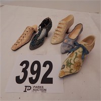 4 JUST THE RIGHT SHOE COLLECTIBLE FIGURINES 5 IN