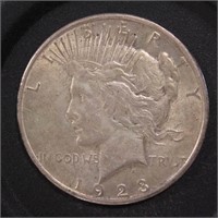 US Coins 1923-S Peace Silver Dollar, circulated