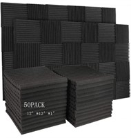 50 Pack Acoustic Panels Soundproof Studio