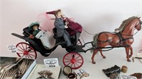 Horse/buggy & Doll replica