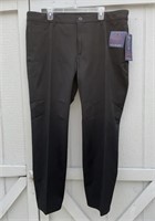 7 NEW pairs of CHAPS black pants size 22W