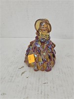 Carnival Glass Lady Figurine