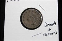 1863 Civil War Token - Drums and Cannons