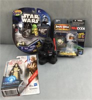 Star Wars mighty beanz, angry birds telepods,