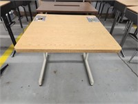 Metal frame activity table, 30 x 30 x 26.5