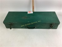 World War II 20mm gun spare parts box