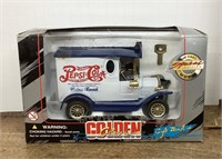 Diecast Pepsi truck coin bank in box